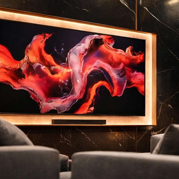 Crimson Nebula Canvas