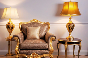 Victorian Gold Candelabra